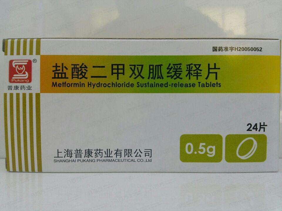 鹽酸二甲雙胍緩釋片